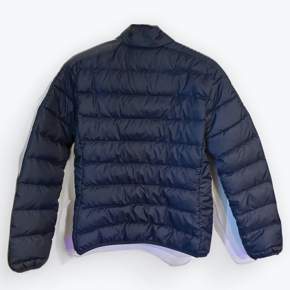 Adidas Navy Blue Puffer Jacket - Picture 2 of 2